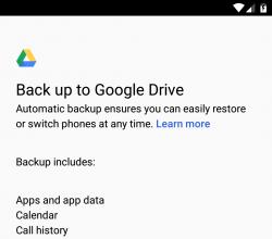 Как сделать резервную копию Android с помощью учетной записи Google